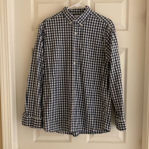 Men's Sonoma Goods For Life Button-Down Shirt - Large - Grey and White